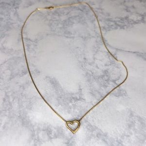 Alex and ani heart precious metal necklace